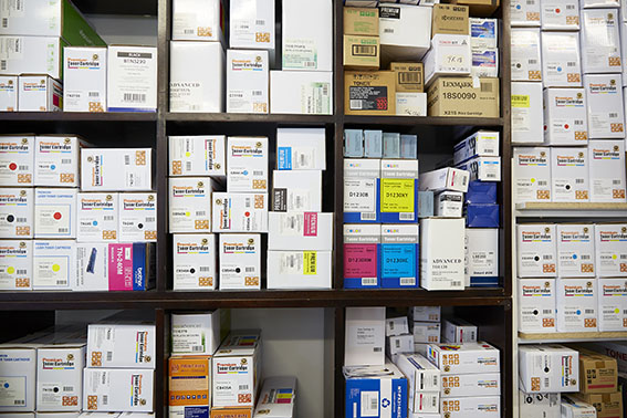 Ink cartridges and toner selection